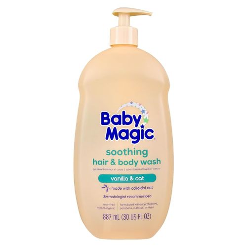 Baby Magic Soothing Hair & Body Wash, Vanilla & Oat, 30 Fl Oz