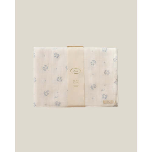 Swaddle-Bluet floral