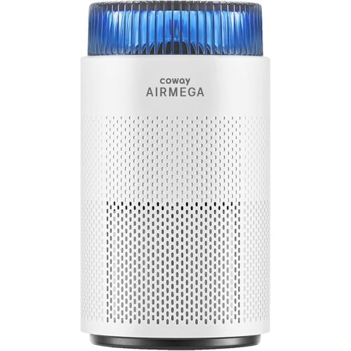COWAY Air Purifiers for Home up to 810 ft², HEPA Filter and Carbon Filter for Smoke, Allergies, Pet Dander, Odor, AQI Monitor, Auto Mode, Timer, Filter Indicator, Night Light, 3yr Warranty, 100 White