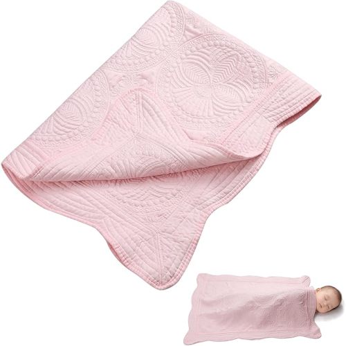 Lightweight Baby Quilt Cotton Blanket Durable Personlized Baby Blankets Four Seasons Cotton Quilted Blanket