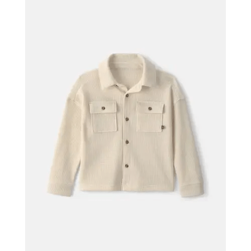 Toddler Boy Thermal Long-Sleeve Button-Down Shirt - Cream - OshKosh B'gosh | Carter's