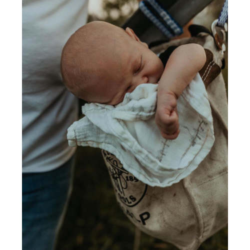 Powerline Muslin Blanket