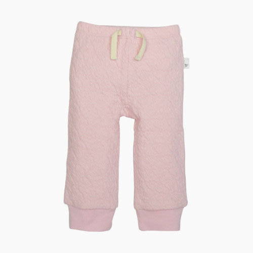Burt's Bees Baby Organic Quilted Bee Pant - Blossom, Newborn