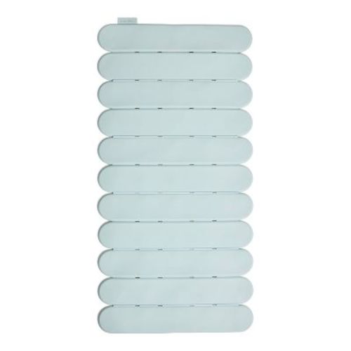 Munchkin Soft Spot Cushioned Bath Shower Mat with Built-In Suction to Prevent Slips - Slate
