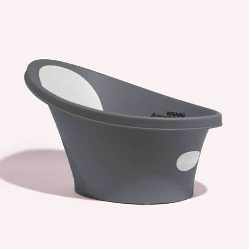 Bath with Plug - Grey
