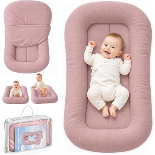 Baby Lounger, Infant Support Cushion 0-24 Months, Pink