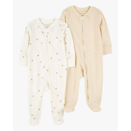 Baby 2-Pack 2-Way Zip Cotton Sleep & Play Pajamas - Carter's | Carter's