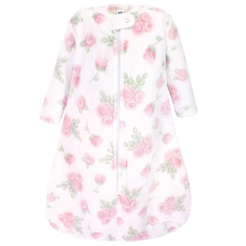 Hudson Baby Infant Plush Sleeping Bag, Sack, Blanket, Pink Rose