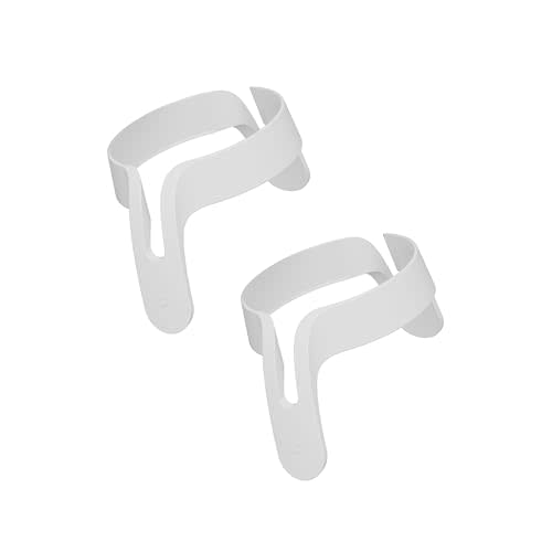 Nanobebe Flexy Bottle Handles, Easy-Grip Ergonomic Handles, Transitional Sippy Cup Handles 2-Pack, White