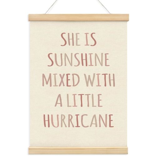 BIWSHA Little Girls Wall Art Decor,Teen Girls Kids Bedroom Nursery Decor