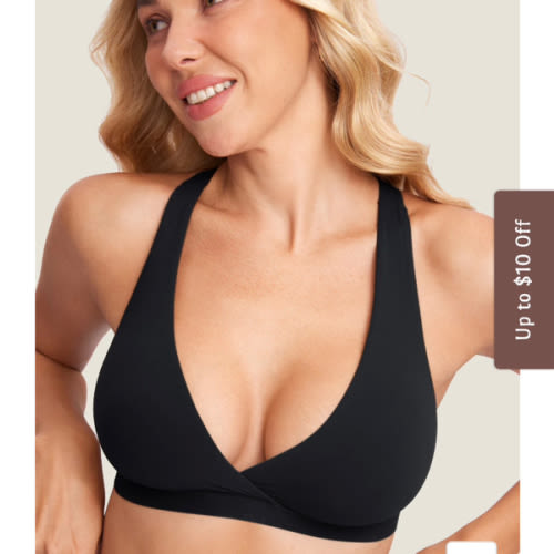 Inbarely® Crossover Racerback Nursing Bra