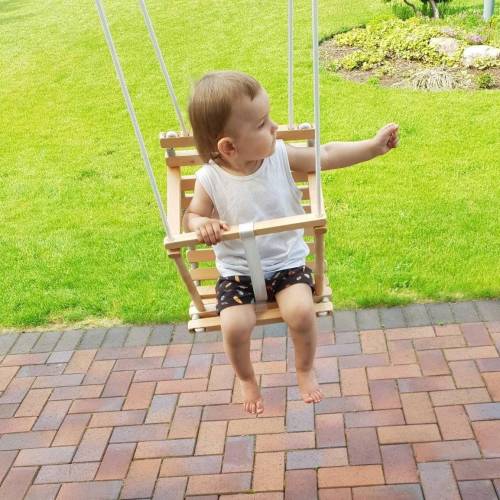 Wooden Handmade Swing, Personalized Baby Swing, Toddler Outdoor Swing