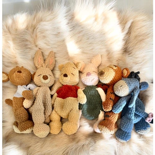 Winnie the Pooh and Friends Crochet Plushies