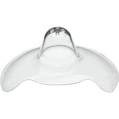 Medela Contact Nipple Shield for Breastfeeding, Large 24mm Nippleshield, for Latch Difficulties or Flat or Inverted Nipples, Made Without BPA