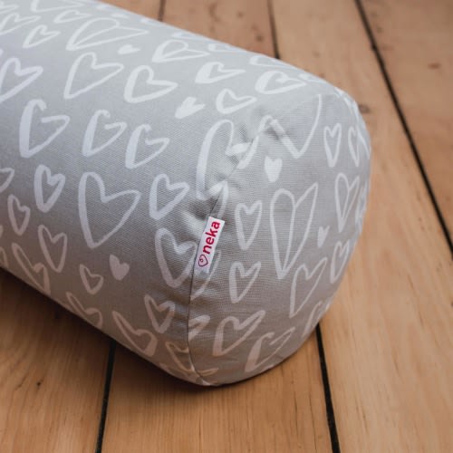 Coussin d'Allaitement - Coeurs gris Neka - Clément