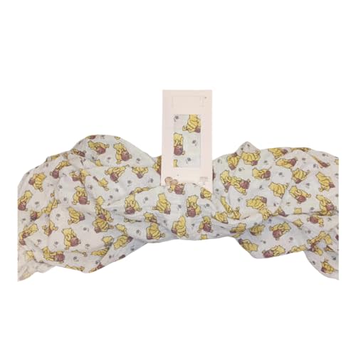 Sugar Lily's Classic Pooh 100% Muslin Cotton Swaddle, 47 x 47 inches, Classic Pooh, (Full Color-Classic Pooh)