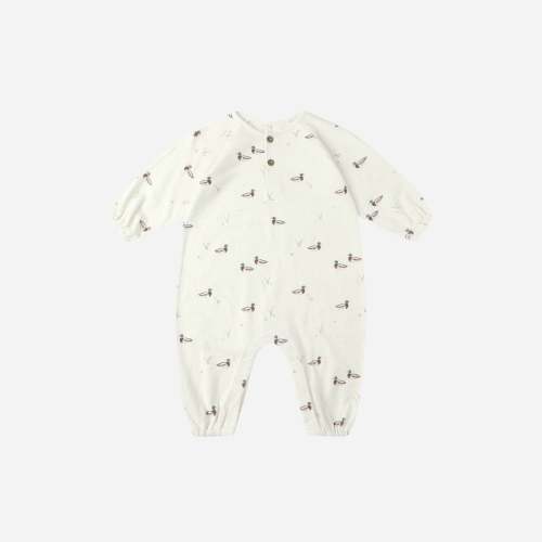 Henley Jumpsuit - Ducks
