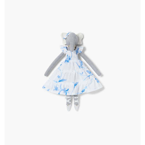 Ella The Nap Dress Elephant - Blue Botanical – Hill House Home
