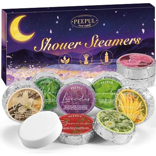 Shower Steamers Aromatherapy Birthday Gifts for Women - 10 Pack,Gifts for Wife Mothers Daughter Sister Stress Relief & Deep Relaxation Self Care Home Spa Essential