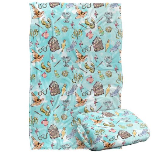 Harry Potter Water Color Pattern Silky Touch Super Soft Throw Blanket 36" x 58" Water Color Pattern