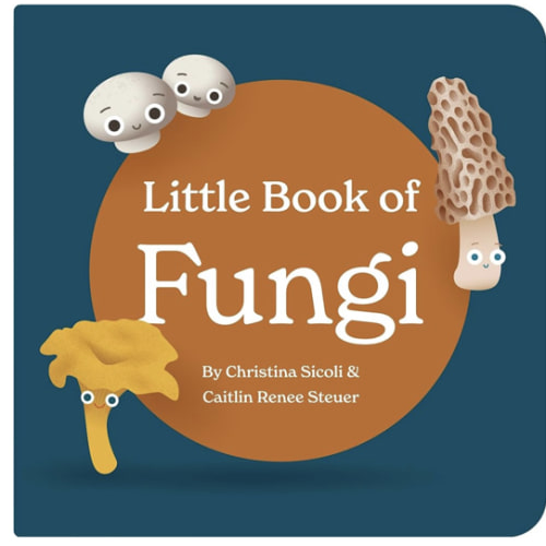 Little Book of Fungi Board Book for Babies and Toddlers Exploring Mushroom Facts and Clever Rhymes Classroom Learning Resource Baby 0-12 Months Ages ... Chunky Deli (Little Book Culinary Collection)