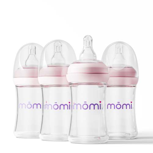 momi vibes breast-like bottle sets - seashell
