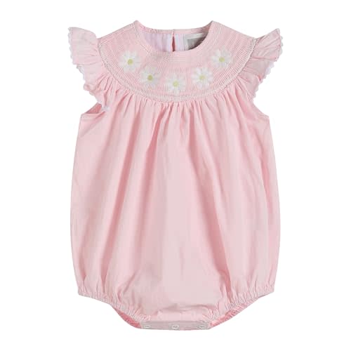 Lil cactus Girls Baby and Toddler Smocked Romper