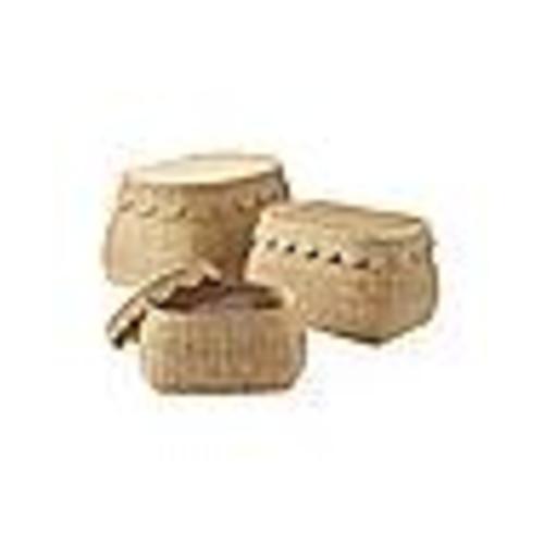 Scallop Rattan Basket | Serena and Lily