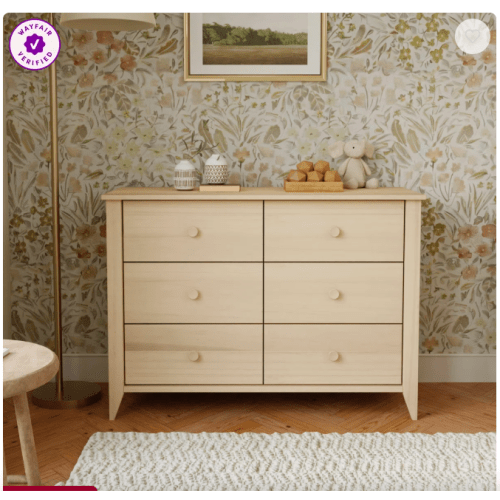 babyletto Sprout 6 Drawer 19.75" Double Dresser & Reviews | Wayfair