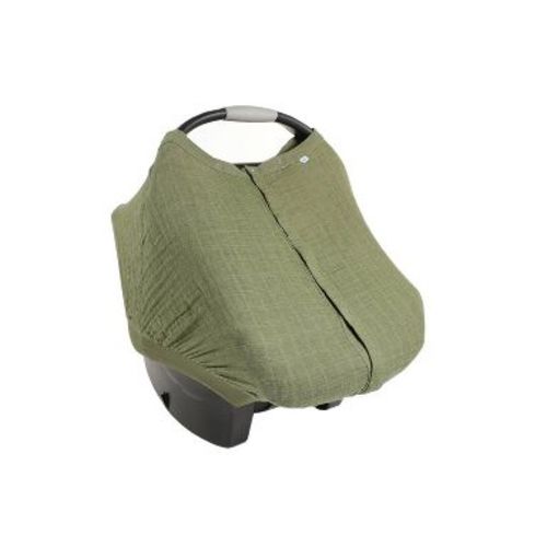 Little Unicorn Cotton Muslin Car Seat Canopy - Fern