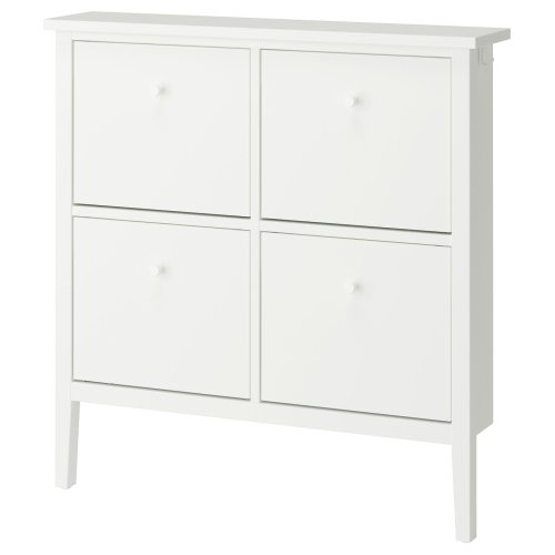 GULLABERG Shoe cabinet with 4 compartments - white 41 3/8x8 5/8x42 1/8 "