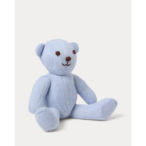 Small Cable Cashmere Bear