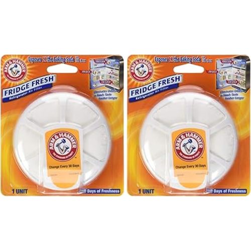 Arm & Hammer Fridge Fresh Refrigerator, 1 Count (Pack of 2)