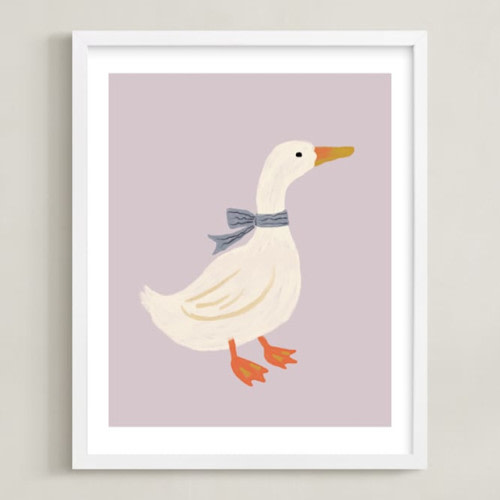 Minted Duck With Ribbon