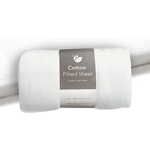 Guava Family Travel Crib Sheet | 100% Cotton Fitted Sheet, Manufacturer-Approved Fit | Soft, Breathable Crib Sheet for Your Baby's Comfort | Unisex Sheet for Infants, Toddlers