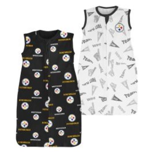 Pittsburgh Steelers Infant Snug as a Bug 2 Piece Full Zip Arms Free Swaddles