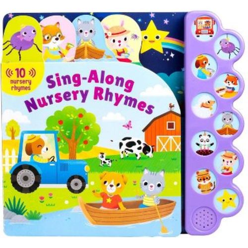 10-Button Sounds: Sing-Along Nursery Rhymes - (10-Button Sound Books) (Board Book)