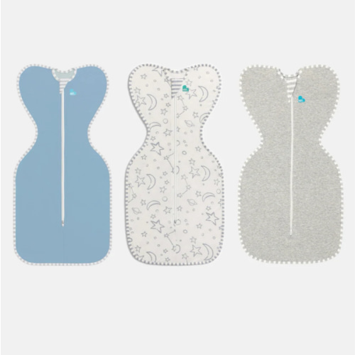 Swaddle Up™ Starter Bundle 1.0 TOG Blue Cotton & Bamboo – Love to Dream AU