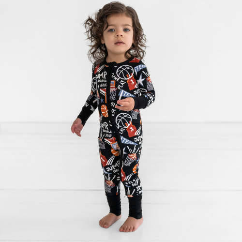 Black Slam Dunk Zippy – Little Sleepies