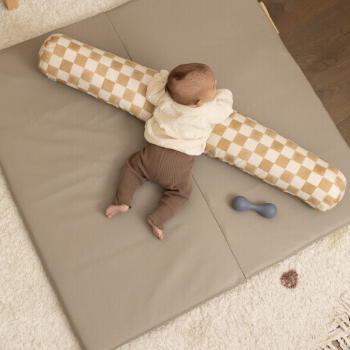 Toki Kids Tummy Time Pillow - Checker Matcha
