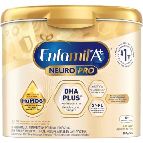 Enfamil A+ NeuroPro Baby Formula, Powder Tub, with Brain Building DHA and 2'FL for Immune Support, 0-12 Months, 587g