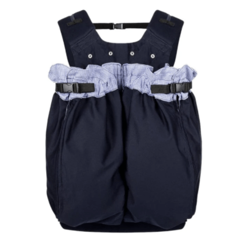 The Weego TWIN Baby Carrier- Blue Pepita