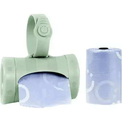 Ubbi Retractable Bag Dispenser for Diaper Bag, Sage