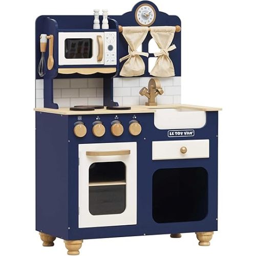 Le Toy Van Oxford Deluxe Toy Kitchen Premium Wooden Toys for Kids Ages 3 Years & Up, Oxford Deluxe Kitchen