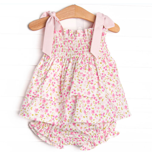 Magenta Meadows Diaper Set, Pink – Stitchy Fish