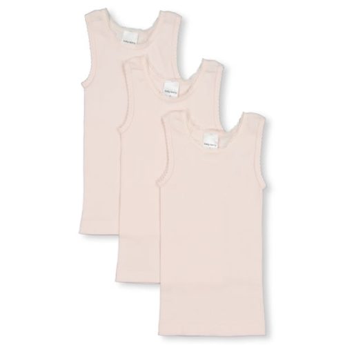 Light Pink Baby 3Pack Rib Singlets | Best&Less™ Online