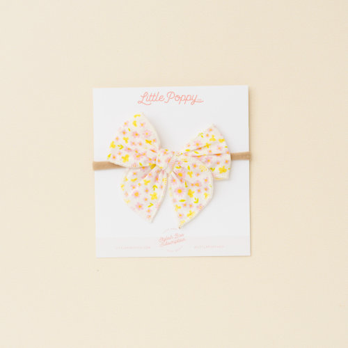 Garden Bloom Bow for girls, Spring Bow – Little Poppy Co.