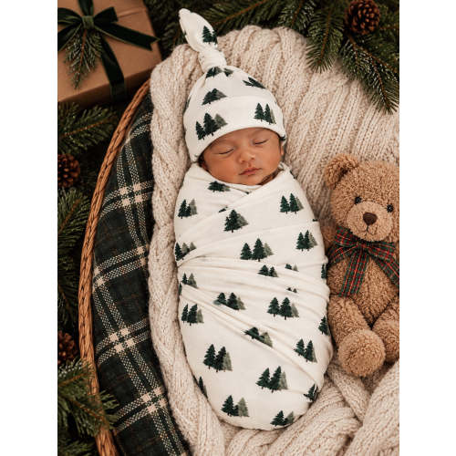 Evergreen Grove | Organic Cotton Baby Clothes Swaddle – SpearmintLOVE