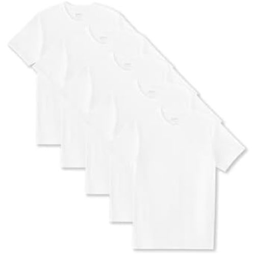 Pact Men's Organic Cotton Softspun Standard Fit Crew Neck T-Shirt, Pack of 5