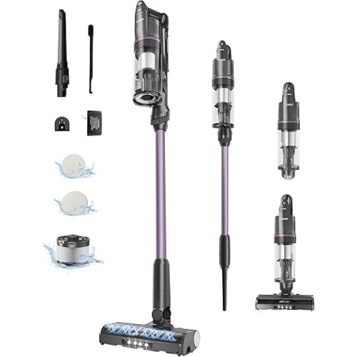 Cordless Vacuum Cleaner,Stick Lightweight Rechargeable for Home,4.8lb 12-45Min Runtime,Powerful Suction, Anti-Hair Wrap, Self-Standing,180° Flat 150° L/R,Hard Floor Pet Hair Carpet